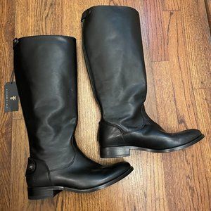 Frye Melissa Button Back Zip Extended Calf